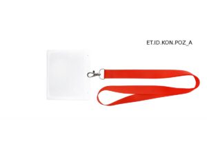 Transparentne etui na poziome identyfikatory konferencyjne KONGRES – niezbędny gadżet na eventy od AMGS Group.