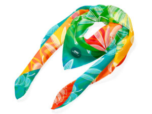 Personalizowana apaszka z nadrukiem. Full kolor. Idealna na koncerty i eventy firmowe. AMGS Group