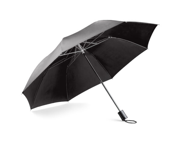 Reklamowy parasol składany SAMER z możliwością nadruku logo.