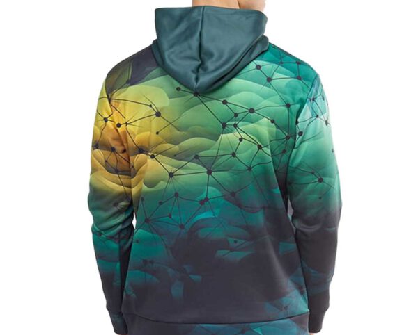 Bluza z kieszenią typu kangur, męska - z własnym nadrukiem sublimacyjnym. Zamów w AMGS Group.